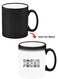 Color Changing Heat Sensitive Ceramic Mug, Image Revealed When HOT Liquid is Added! Focus