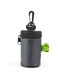 Masroo Dog Poop Bag Holder Doggie Waste Bag Dispenser for Leash 1680D Nylon Oxford Small Zipper Pouch with Carabiner Clip for Belt Bone-Shaped Opening Portable Set with 1 Roll of Pet Trash Bags