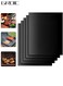 Grill Mat Set for Outdoor Grill1,Non Stick Set of 5 BBQ Grill Mat Baking Mats Teflon BBQ Accessories Grill Tools Reusable,Works on Electric Grill Gas Charcoal BBQ,Camping Accessories