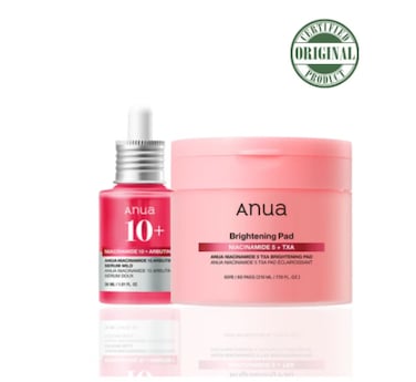 Anua Niacinamide TXA Brightening Bundle &ndash; Niacinamide 5 TXA Brightening Pad &amp; Niacinamide 10 TXA 4 Serum for Brightening and Dark Spots 240ml