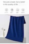MAXQON Pack Of 2 - Hand Towel - 100% Cotton 600 GSM Medium Size (45x75cm) Highly Absorbent And Super Durable, Color Blue