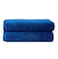 MAXQON Pack Of 2 - Hand Towel - 100% Cotton 600 GSM Medium Size (45x75cm) Highly Absorbent And Super Durable, Color Blue