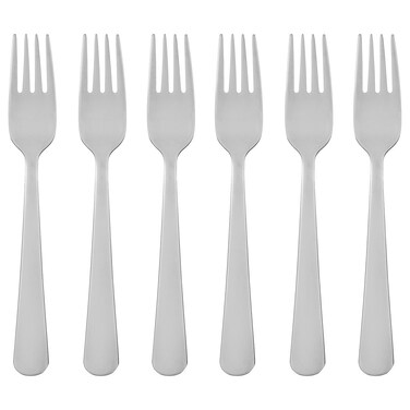 Salad/Dessert Forks, Stainless Steel, 16 cm, 6-Pack