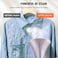 1800W Garment Steamer with 1600ml Tank, Fast Heat 40s, 60 inch Adjustable Stand Steamer for Clothes