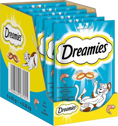 . . Treats Salmon Flavored - 60g Pack Of 6