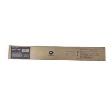 Sharp MX-61FT Yellow Toner Cartridge (MX-61FT-YA) &ndash; ~24,000 Pages Yield