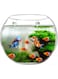 2PCS/Set Mini Fish Aquarium Floating Decorations Diver Fish Tank Decorations with Floating Device Accessories Ornaments for All Kinds of Fish Tank Simulated Underwater World