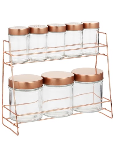 Harmony Table Top 8Pcs Glass Condiment Set 90ML, 350ML