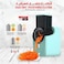 Electric Vegetable Cutter 3-in-1, 50W Multi-Function Slicer &amp; Shredder with 3 Blade Attachments