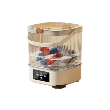 12L Portable Mini Washing Machine - Compact Small Washer with Spin Dryer for Dorms, Travel &amp; Baby


