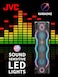 JVC Portable Bluetooth Party Speaker with 2000W PMPO Output, 6-Hour Battery Backup, Sound-Sensitive LED Lights, and Portable Microphone - XS-N6123PB