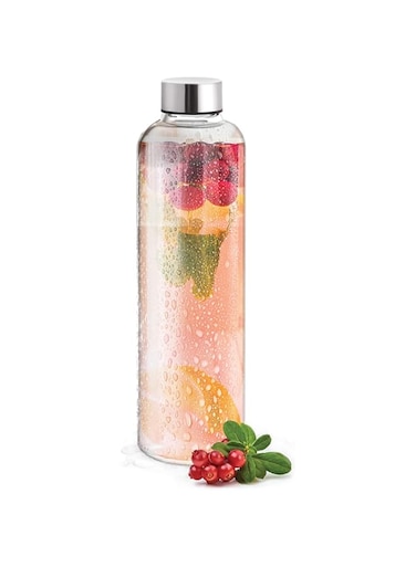 Treo by Milton Clarion Borosilicate Glass Water Bottle, 1000 ml