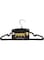 Yanek Metal Hangers 100-Pack, 40 cm Size, Black