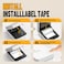 Nelko Genuine Self-Adhesive Thermal Printer Stickers, Compatible with PM230 Mini Sticker Printer, Black on White, 54mmx3.5m Mini Sticker Printer Paper for Journal, Photos, Note, 3 Rolls, Transparent
