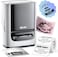 Nelko Label Maker Machine with Tape, PM220 Bluethooth Label Printer, 2 Inch Portable Thermal Printer for Small Business, Address, Logo, Clothing, Mailing, Sticker Printer for Phones &amp; PC, White
