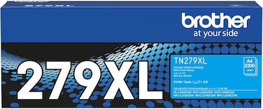 Brother TN279XL High Yield Cyan Toner Cartridge &ndash; 2,300 Page Yield