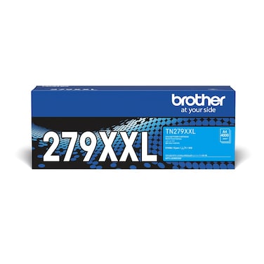 Brother TN279XXL Super High Yield Cyan Toner Cartridge &ndash; Yield ~4,000 Pages