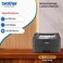 Brother Auto Duplex Monochrome Laser Printer, 34 PPM Print Speed, LCD Display, 128 MB Memory, LAN, USB, 250 Sheet Paper Tray, 3000 Pages Inbox Toner, Black   HL-L2460DN
