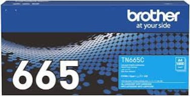 Brother TN665C Genuine Cyan Standard Yield Toner Cartridge, 1,800 Pages Yield