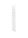 Whitmor White Hanging Shoe File, Clear