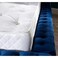 Cozy Cuddle Tufted Upholstered King Size Bed (180 X 200 CM) Blue Color