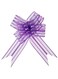 lovingmona 20 Pack Purple Pull Bows for Gift Wrapping 50mm Large Organza Bows for Christmas Valentine's Day Present Wrapping Flower Present Decoration