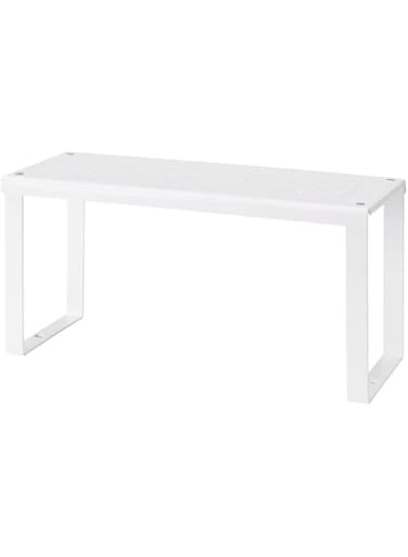 QIDUHUQI Ikea VARIERA Shelf Insert, White, 32x13x16 cm
