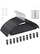 Non-Slip Hangers Suit Hangers 50 Pack Ultra Thin Space Saving 360 Degree Swivel Hook Clothes Hangers for Coats Jackets Pants Dress Clothe Plastic Curved 100pcs Black.