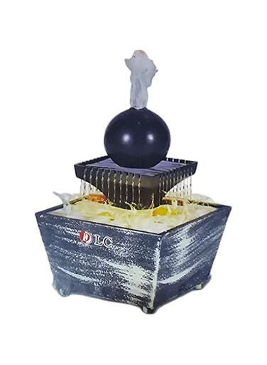 نافورة ماء داخلية بلمسة من الاناقة والديكور بصوت تدفق الماء بتصاميم عصرية وانارة بوهج متعدد الألوان مع مضخة تعمل بالكهرباء 39