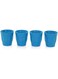 Home Unbreakable Cups, Tumblers 4pc (175ml) -Turquoise