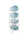 MOMENT Water Bottle Storage Stand, 4 Tier Water Bottle Holder, 5 Gallons Heavy Duty Water Jug Rack for Kitchen Home and Office Easy To Assemble White