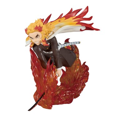 Banpresto Vibration Stars Plus Demon Slayer: Kimetsu No Yaiba Kyojuro Rengoku Flame Breathing Figure (14 cm)