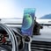 Levelo Aspen 3-in-1 Wireless Car Charger &ndash; 15W Fast Charge with Vent &amp; Suction Mount