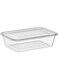 Blueberry Microwavable Food Container Clear Rectangular - 500ml - (25pieces)