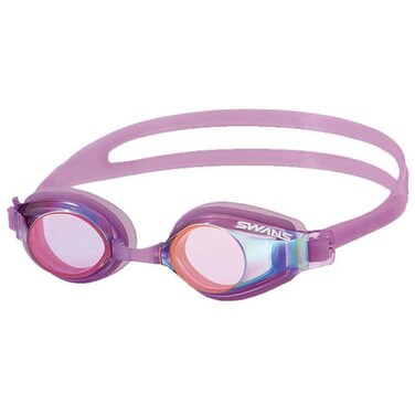 Swimming Goggles For Juniors With Mirror Lens - Lavender/Ruby
