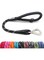 ZALER Short Dog Leash, 18 Inches Rope Traffic Leashes for Dogs, Reflective Dog Lead with O-Ring, Heavy Duty Leash for Large and Medium Dogs (18&#39;&#39; Black)