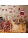 Hugewth (5 sheet) Halloween Bloody Decorations, Wall Stickers Horror Toilet Cover Stickers Bloody Handprints Footprints Floor Stickers Horror 3D Halloween Party Vampire Party Decoration Stickers