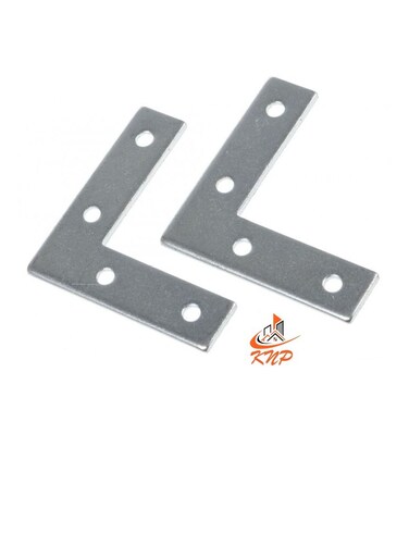 GI Zinc Plated Flat Corner Brace 40x40 - 5pcs