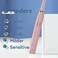 7AM2M Sonic Electric Toothbrush for Adults and Kids- High Power Rechargeable Toothbrushes with 8 Brush Heads,5 Adjustable Modes, Built-in 2-Minute Smart Timer,4 Hours Fast Charge for 30 Days (Pink)
