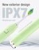 7AM2M Sonic Electric Toothbrush with 6 Brush Heads for Adults and Kids, One Charge for 120 Days, Wireless Fast Charge, 5 Modes with 2 Minutes Built in Smart Timer, Electric Toothbrushes (Light Green)
