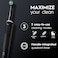 Oral B Vitality 300 Rechargeable Toothbrush with CrossAction Brush Head, 3 Cleaning Modes &amp; 2 Minutes Built-in Timer D103.413.3 Black
