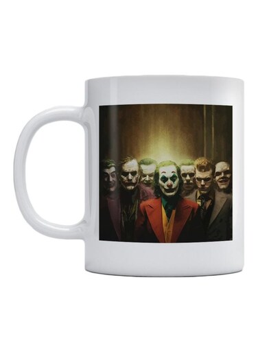 Joker Printed Mug Brown/Red/Black