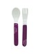 DINEWELL KIDS SPOON &amp; FORK SET SPOON FAIRY PRINCESS, DWC2148FAP, 6''
