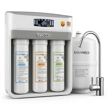 Crystolex Crystal Pro 7-Stage RO 
Water Purifier with UV LED. Free Installation Included. Dupont FilmTec RO Membrane. Advanced Home Kitchen 
Water Purification System