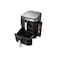 Compact digital air fryer with touchscreen controls, rapid hot air circulation, and easy cleanup.