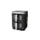 Compact digital air fryer with touchscreen controls, rapid hot air circulation, and easy cleanup.