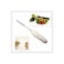 Electric Fish Scaler &amp; Vegetable Peeler &ndash; USB Rechargeable, Stainless Steel Blade, White
