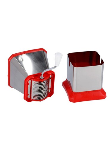 Stainless Steel Chilly Cutter Silver/Red 20.5x11x11.5cm