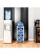 Bucket Rack, Bold Metal Pipe, Large Load-Bearing, Household Large Bucket Of Mineral Water Layered Metal Storage Rack White