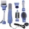 7-in-1 Hair Styler Kit for Women   Hot Air Brush, Curling Iron, Straightener, Volumizer &amp; Comb Attachments   Multifunctional Blow Dryer Brush Set for All Hair Types &ndash; Blue